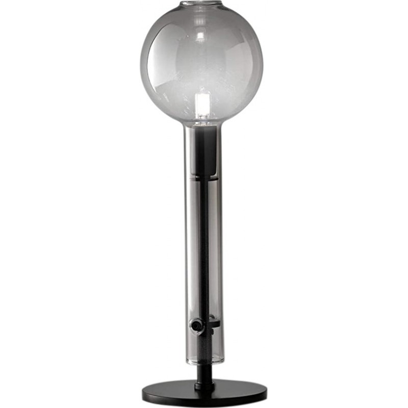 249,95 € Free Shipping | Table lamp 33W Spherical Shape 32×10 cm. Living room, dining room and bedroom. Modern Style. Metal casting and Glass. Black Color