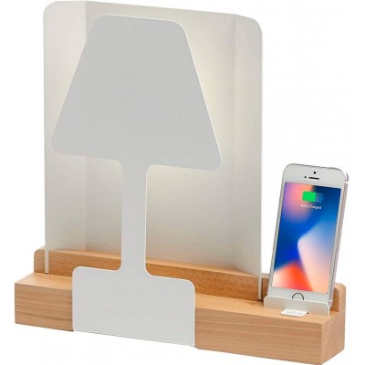 168,95 € Free Shipping | Table lamp 120×51 cm. Wood. White Color