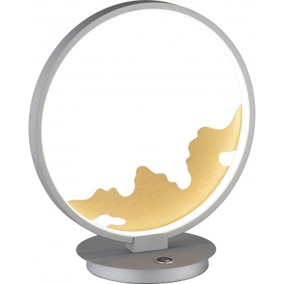 136,95 € Envoi gratuit | Lampe de table 15W 32×29 cm. Métal. Couleur argent