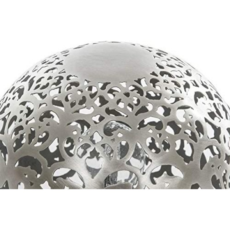 165,95 € Free Shipping | Table lamp Spherical Shape 30×30 cm. Tulip Living room, dining room and bedroom. Metal casting. Silver Color