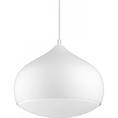 159,95 € Free Shipping | Hanging lamp Eglo Round Shape 150×29 cm. Remote control Living room, dining room and lobby. Modern Style. Steel and PMMA. White Color