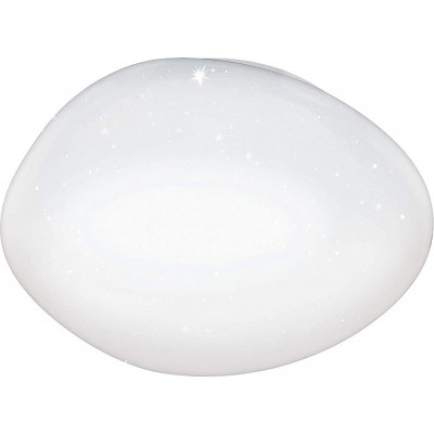 Indoor ceiling light Eglo 36W Ø 60 cm. Remote control Steel and pmma. White Color