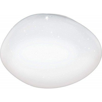 166,95 € Free Shipping | Indoor ceiling light Eglo 36W Round Shape Ø 60 cm. Remote control Living room, dining room and bedroom. Modern Style. Steel and PMMA. White Color