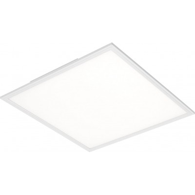 166,95 € Kostenloser Versand | Innendeckenleuchte 38W 60×60 cm. LED. Bewegungssensor. Tageslicht Pmma und metall. Weiß Farbe