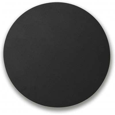 Aplique de pared interior 12W Forma Redonda 45×45 cm. Salón, comedor y vestíbulo. Metal. Color negro