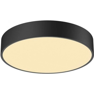 248,95 € Free Shipping | Indoor ceiling light 30W 3000K Warm light. 38×38 cm. Polycarbonate. Black Color