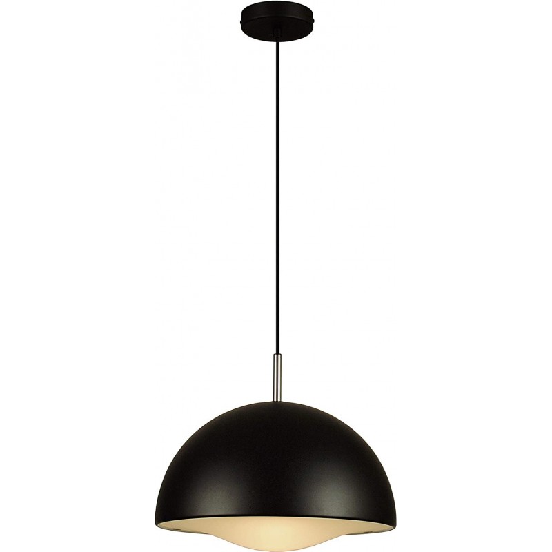 199,95 € Free Shipping | Hanging lamp Spherical Shape 150×36 cm. Living room, dining room and bedroom. Modern Style. Steel and Crystal. Black Color