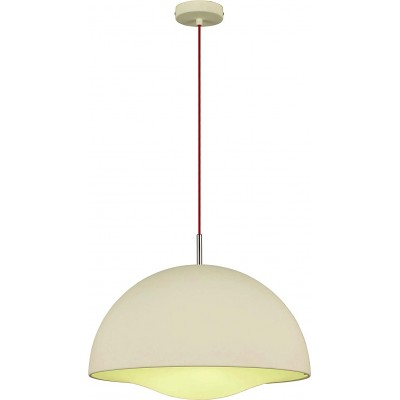 Lampe à suspension Façonner Sphérique 150×36 cm. Salle à manger, chambre et hall. Style moderne. Acier et Cristal. Couleur blanc