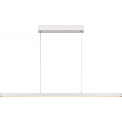 243,95 € 送料無料 | ハンギングランプ 30W 細長い 形状 150×119 cm. リビングルーム, ダイニングルーム そして ロビー. モダン スタイル. 金属. 白い カラー