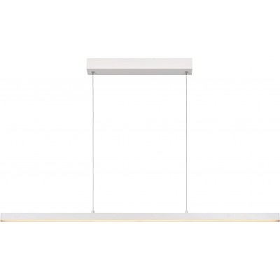 231,95 € Free Shipping | Hanging lamp 30W 150×119 cm. Metal casting. White Color