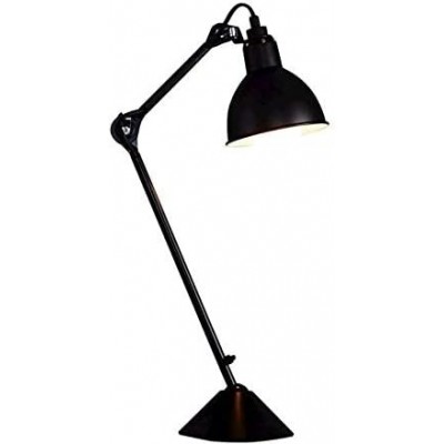 193,95 € Free Shipping | Desk lamp 40W Spherical Shape 58×28 cm. Articulable Dining room, bedroom and lobby. Metal casting. Black Color