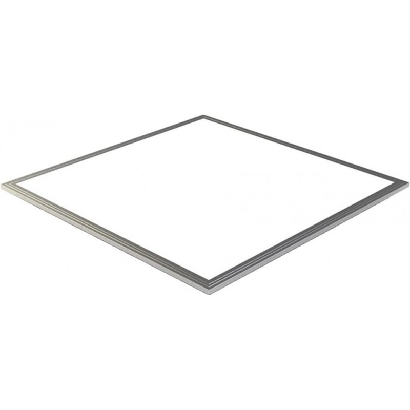 151,95 € Free Shipping | LED panel 40W LED Square Shape 62×62 cm. Living room, dining room and lobby. Modern and industrial Style. Aluminum. Silver Color
