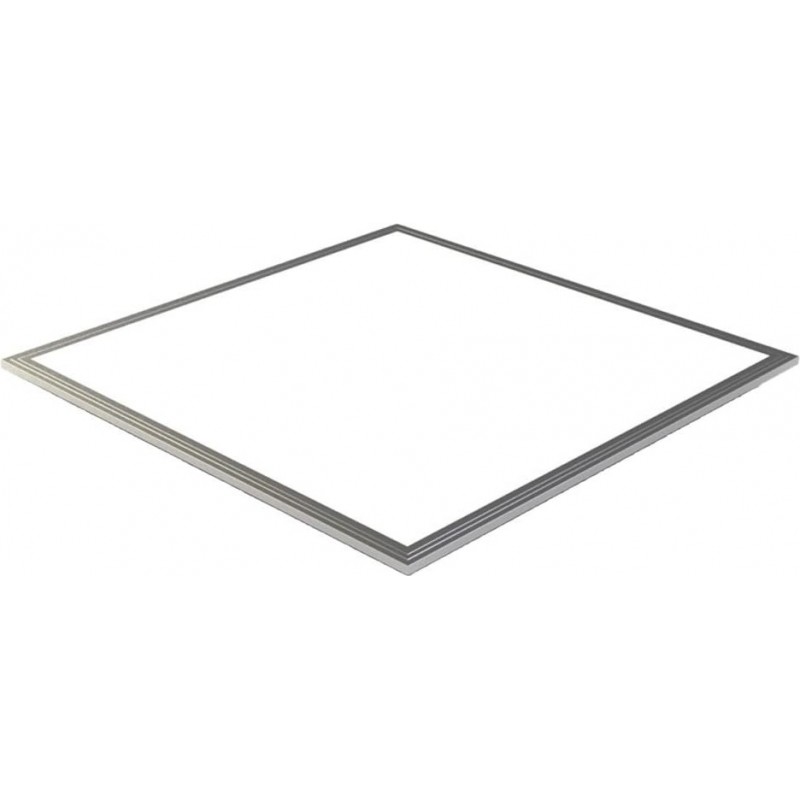 151,95 € Envoi gratuit | Panneau LED 40W LED Façonner Carré 62×62 cm. Salle, salle à manger et hall. Style moderne et industriel. Aluminium. Couleur argent