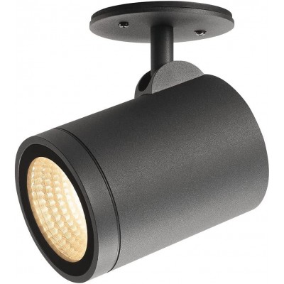 Flood and spotlight 17W 3000K Warm light. 16×15 cm. Adjustable in position Aluminum and glass. Black Color