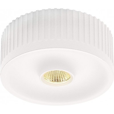 Indoor ceiling light 16W 13×13 cm. Aluminum. White Color