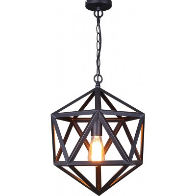 144,95 € Free Shipping | Hanging lamp 120×50 cm. Living room, bedroom and lobby. Retro Style. Crystal. Black Color