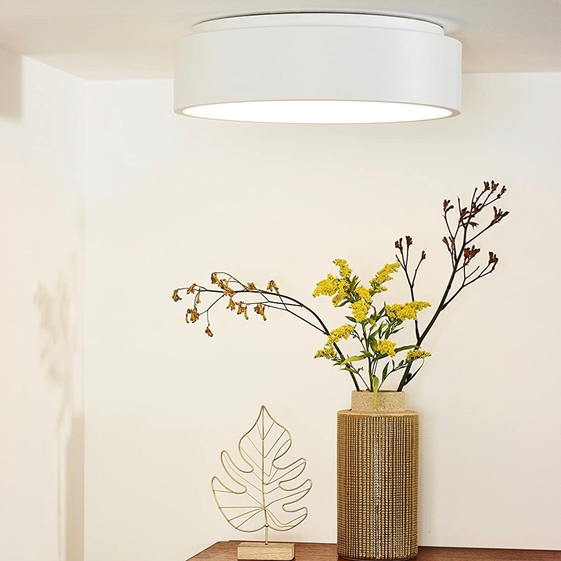 253,95 € Envio grátis | Luz de teto interna 32W Ø 45 cm. LED Alumínio. Cor branco