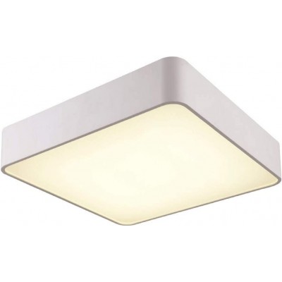 189,95 € Free Shipping | Indoor ceiling light Square Shape 50×50 cm. LED Living room, bedroom and lobby. Aluminum. White Color