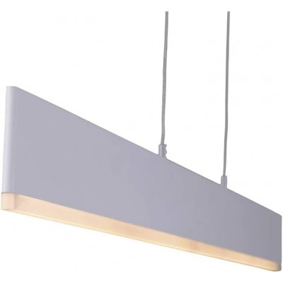 139,95 € Spedizione Gratuita | Lampada a sospensione 24W 120×7 cm. LED Alluminio. Colore bianca