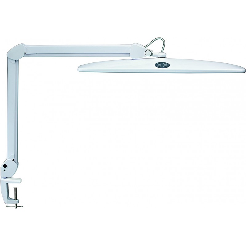 162,95 € Envío gratis | Lámpara de escritorio 21W Forma Angular 84×26 cm. LED articulado Salón, comedor y dormitorio. Color blanco