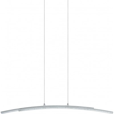 Hängelampe Eglo 22W 3000K Warmes Licht. 150×96 cm. Stahl, aluminium und pmma. Überzogenes chrom Farbe