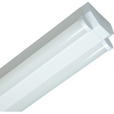 シーリングランプ 70W 細長い 形状 150×8 cm. 2つのLEDライトポイント ダイニングルーム, ベッドルーム そして ロビー. アルミニウム. 白い カラー