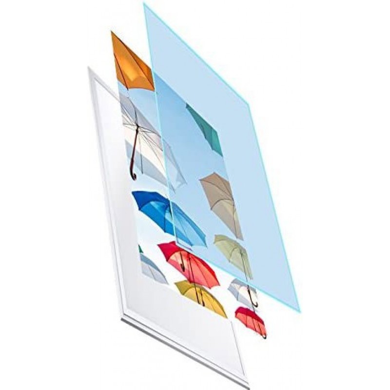 222,95 € Envio grátis | Painel de LED LED 6000K Luz fria. 120×60 cm. Caixa retroiluminada. Design com desenho de guarda-chuva Acrílico