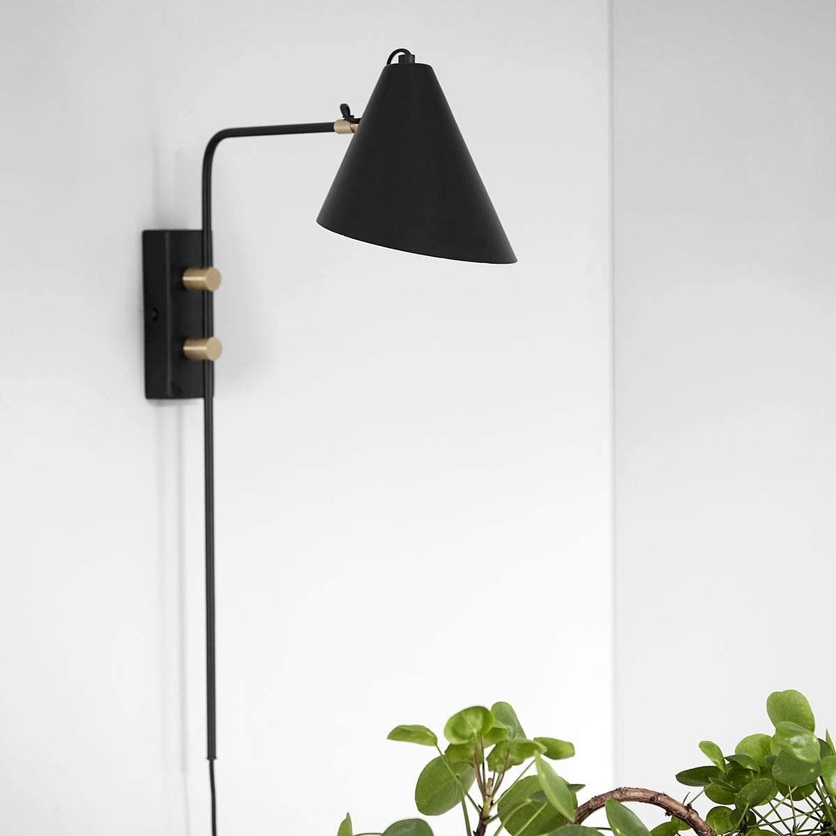 169,95 € Spedizione Gratuita | Lampada da parete per interni Ø 20 cm. Metallo. Colore nero