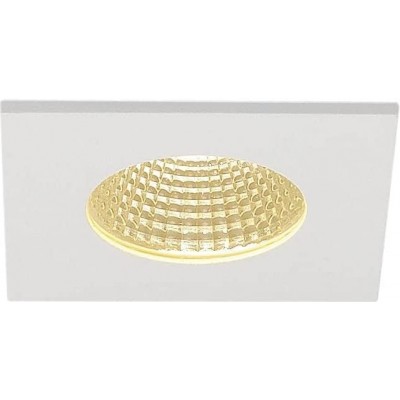 116,95 € Free Shipping | Recessed lighting 11W 3000K Warm light. 8×8 cm. Dimmable LED Aluminum and glass. White Color