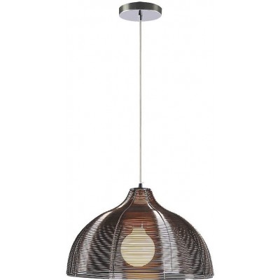 173,95 € Free Shipping | Hanging lamp 60W Spherical Shape 120×40 cm. Living room, dining room and lobby. Modern Style. Metal casting. Brown Color