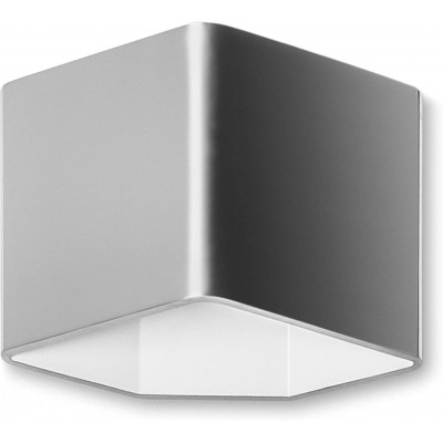 82,95 € Free Shipping | Indoor wall light 8W Cubic Shape Bidirectional LED Living room, dining room and bedroom. Aluminum. Aluminum Color