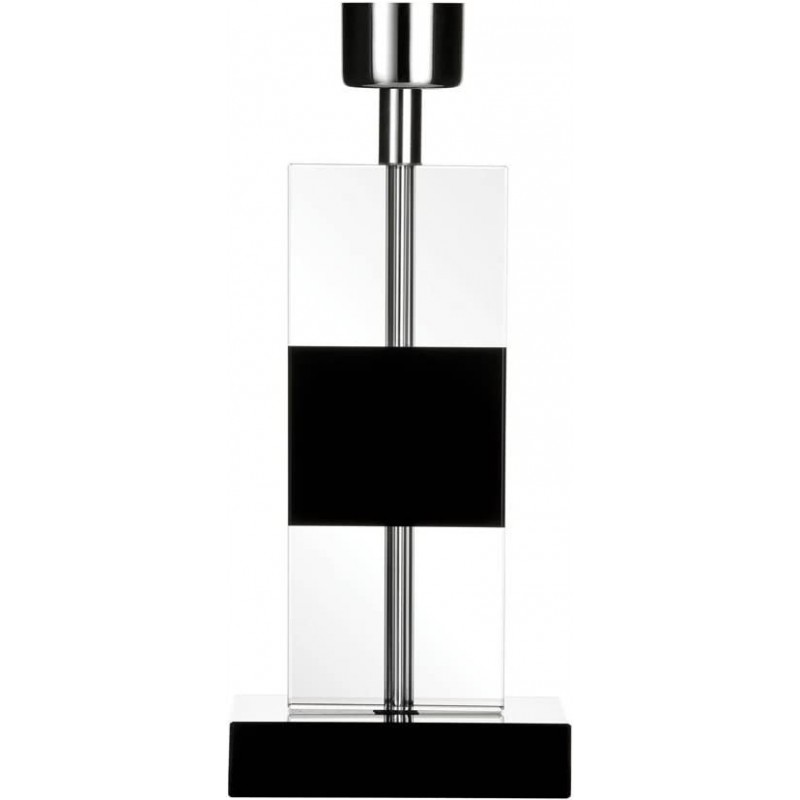 188,95 € Kostenloser Versand | Tischlampe 35×17 cm. Esszimmer, schlafzimmer und empfangshalle. Kristall. Schwarz Farbe