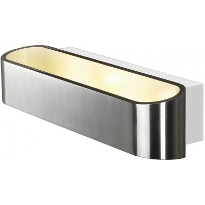 167,95 € Free Shipping | Indoor wall light 12W 3000K Warm light. 30×10 cm. Steel and aluminum. Aluminum Color