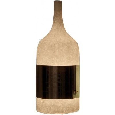 Meubles avec éclairage 5W Façonner Cylindrique 35×13 cm. Conception en forme de bouteille Salle, salle à manger et chambre. Couleur blanc