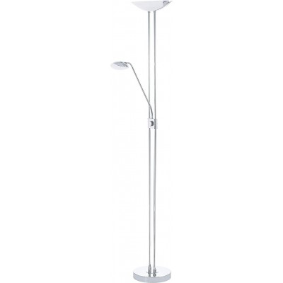 176,95 € Free Shipping | Floor lamp Eglo 20W 3000K Warm light. Auxiliary reading light Living room, dining room and bedroom. Modern Style. Metal casting. White Color