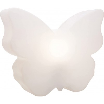 134,95 € Envoi gratuit | Meubles avec éclairage 19W LED 32×32 cm. LED RVB multicolores. conception en forme de papillon Couleur blanc