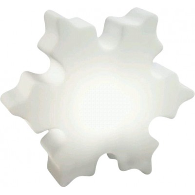 166,95 € Free Shipping | Furniture with lighting 16W LED 52×52 cm. Snowflake shaped design Pmma. White Color