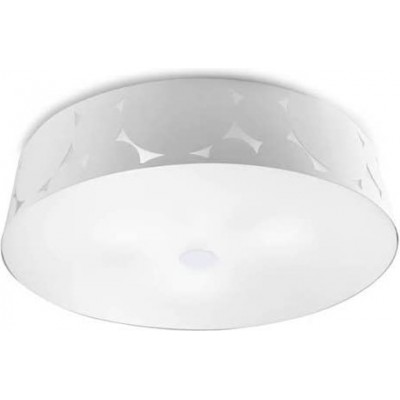 141,95 € Free Shipping | Indoor ceiling light 23W Round Shape 50×50 cm. LED Living room, bedroom and lobby. Acrylic and Metal casting. White Color