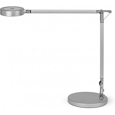 154,95 € Envio grátis | Lampada de escritorio 6W 60×28 cm. LED articulável Alumínio. Cor alumínio