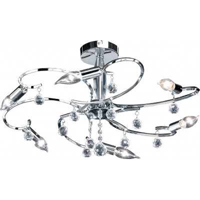 204,95 € Free Shipping | Chandelier 40W 62×62 cm. Metal casting. Plated chrome Color