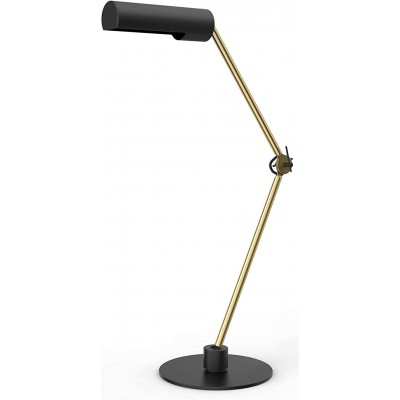 222,95 € Free Shipping | Desk lamp 25W 80×80 cm. Articulated Steel. Black Color