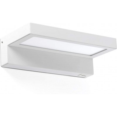 139,95 € Free Shipping | Indoor wall light 7W 2700K Very warm light. Rectangular Shape 22×11 cm. Living room, dining room and bedroom. Aluminum. White Color