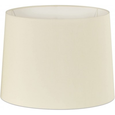 Tela da lâmpada Forma Cônica Ø 50 cm. Tulipa Sala de jantar, quarto e salão. Têxtil. Cor branco