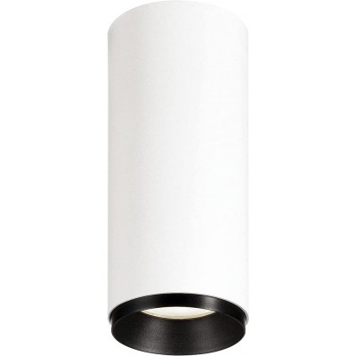 室内射灯 10W 圆柱型 形状 7×7 cm. LED 客厅, 饭厅 和 大堂设施. 现代的 风格. 聚碳酸酯. 白色的 颜色