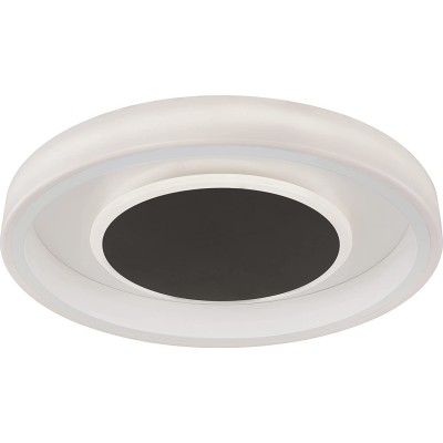 Indoor ceiling light Ø 50 cm. Acrylic and metal casting. White Color