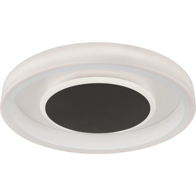 252,95 € Free Shipping | Indoor ceiling light Round Shape Ø 50 cm. Living room, dining room and lobby. Modern Style. Acrylic and Metal casting. White Color