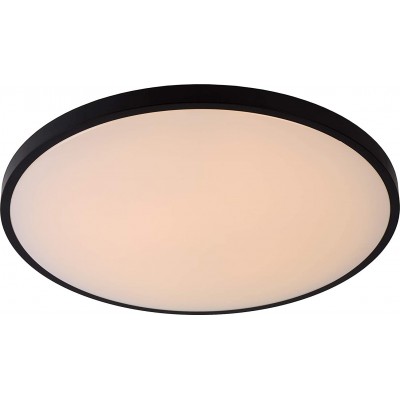 292,95 € Free Shipping | Indoor ceiling light 50W Round Shape 56×56 cm. Living room, dining room and bedroom. Modern Style. Acrylic and Metal casting. Black Color