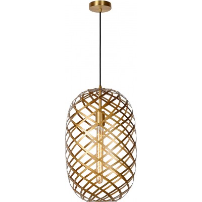 201,95 € Free Shipping | Hanging lamp 60W Spherical Shape 160×32 cm. Living room, dining room and bedroom. Modern Style. Metal casting. Brass Color