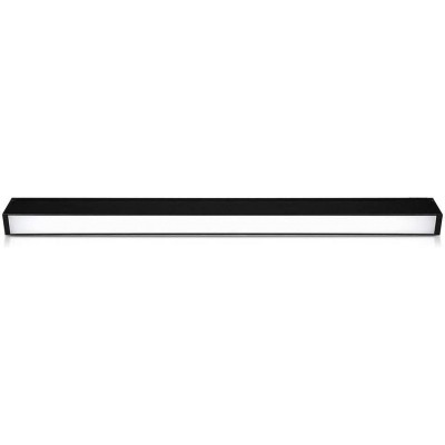 135,95 € Kostenloser Versand | Deckenlampe 20W 65×6 cm. Pmma. Schwarz Farbe