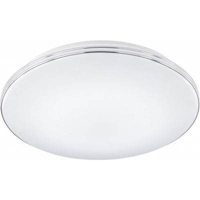 153,95 € Free Shipping | Indoor ceiling light 19W Round Shape 46×46 cm. Remote control Living room, dining room and bedroom. PMMA. White Color